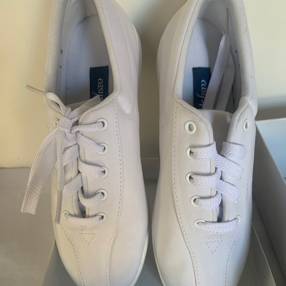 Easy Spirit White Athletic Sneakers